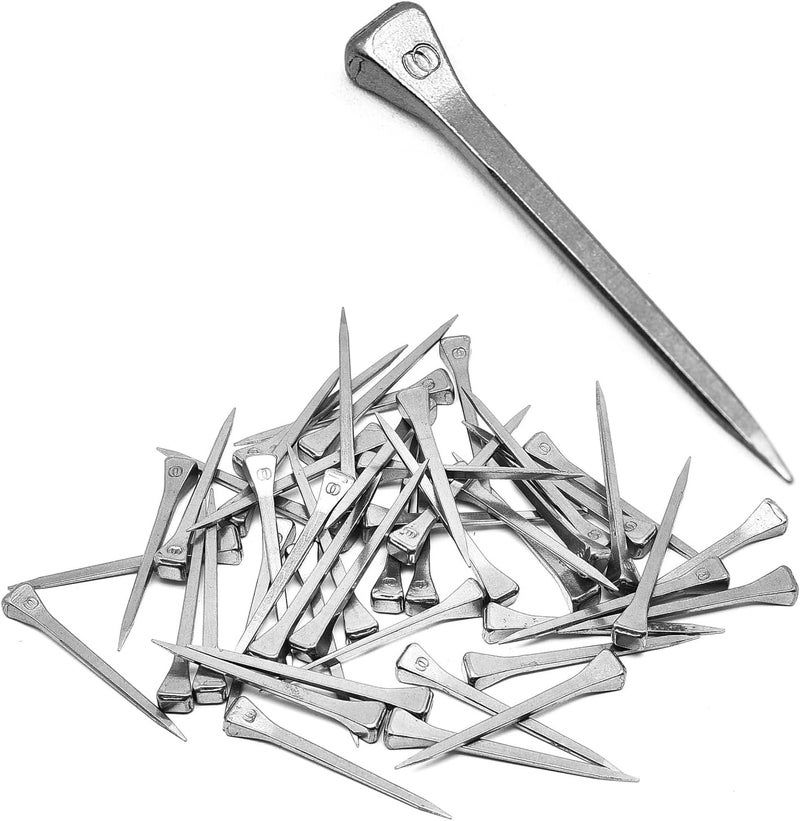 Surf turtle E5 Horseshoe Nails 50 Pcs 2 Inches Low Carbon Steel Horse Hoof Nails Horse Training Supplies Tool for Securing Firmly - Image 1